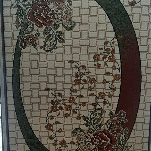 گلیم ساده ۴ متری رنگ کرم