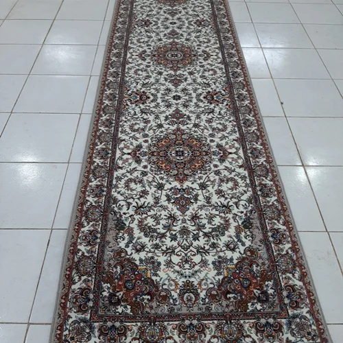 قالیچه فرش یک متر در 4 متر ندا کرم ۷۰۰ شانه اصل