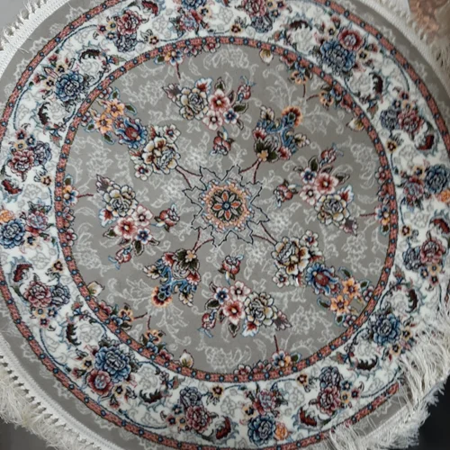قالیچه فرش ماشینی قطر یک متر و قطر ۱/۵ متر افشان فیلی گیلدا