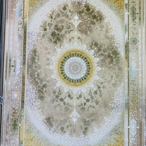 فرش ماشینی 1200 شانه سنگین نسکافه ای سبز