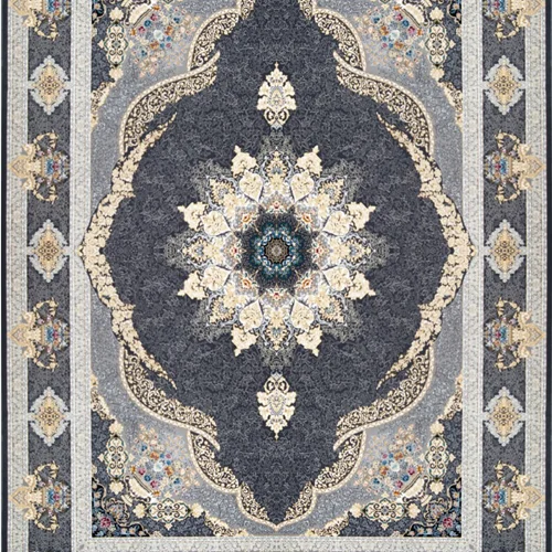 فرش ماشینی 700 شانه اصل ترنج دار کد 7003