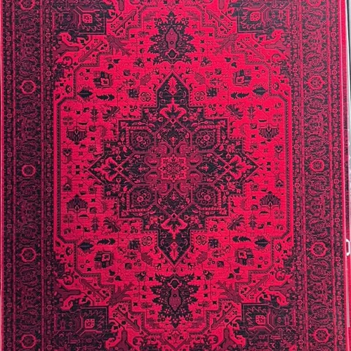 فرش ماشینی هریس لاکی مشکی 700 شانه اصل