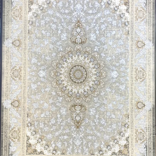 فرش ماشینی تخفیفی ۱۲۰۰ شانه وینتیج شاه پری ۹ متری