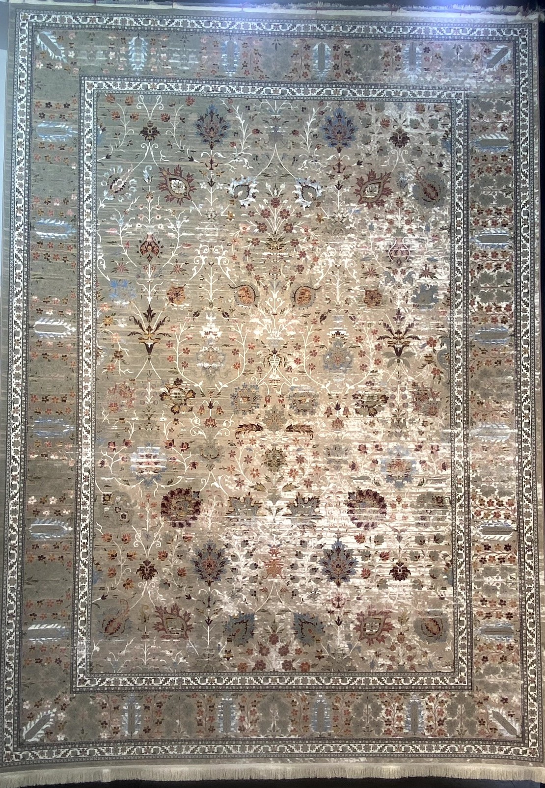 فرش ۱2۰۰ کف ساده سلطان آباد